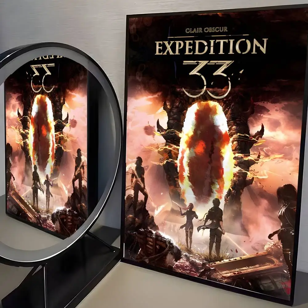 Plakat Clair Obscur Expedition 33 Wzór 6