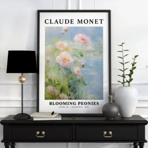 Claude Monet - plakat reprodukcja vintage Czarny