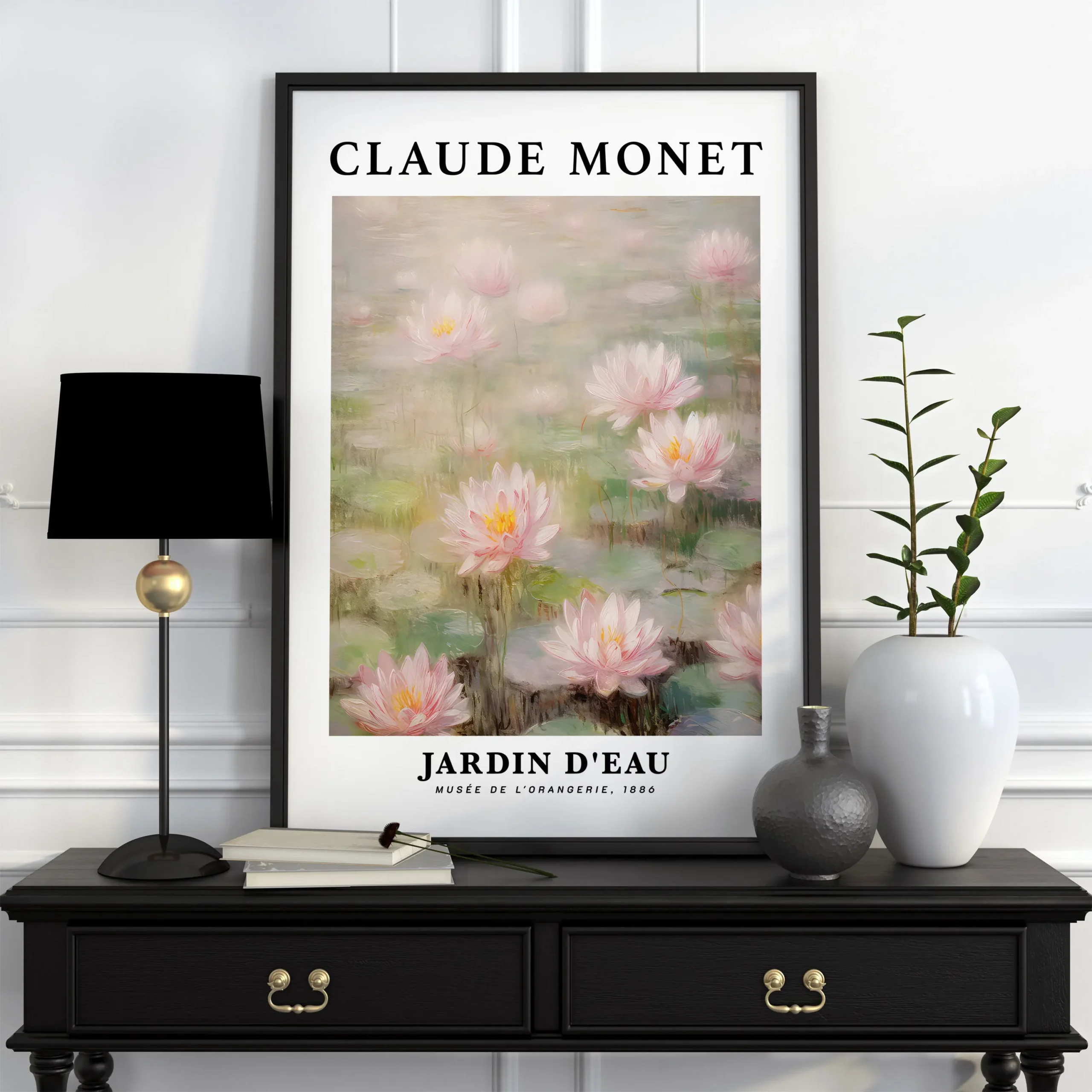 Claude Monet - plakat reprodukcja vintage śliwka