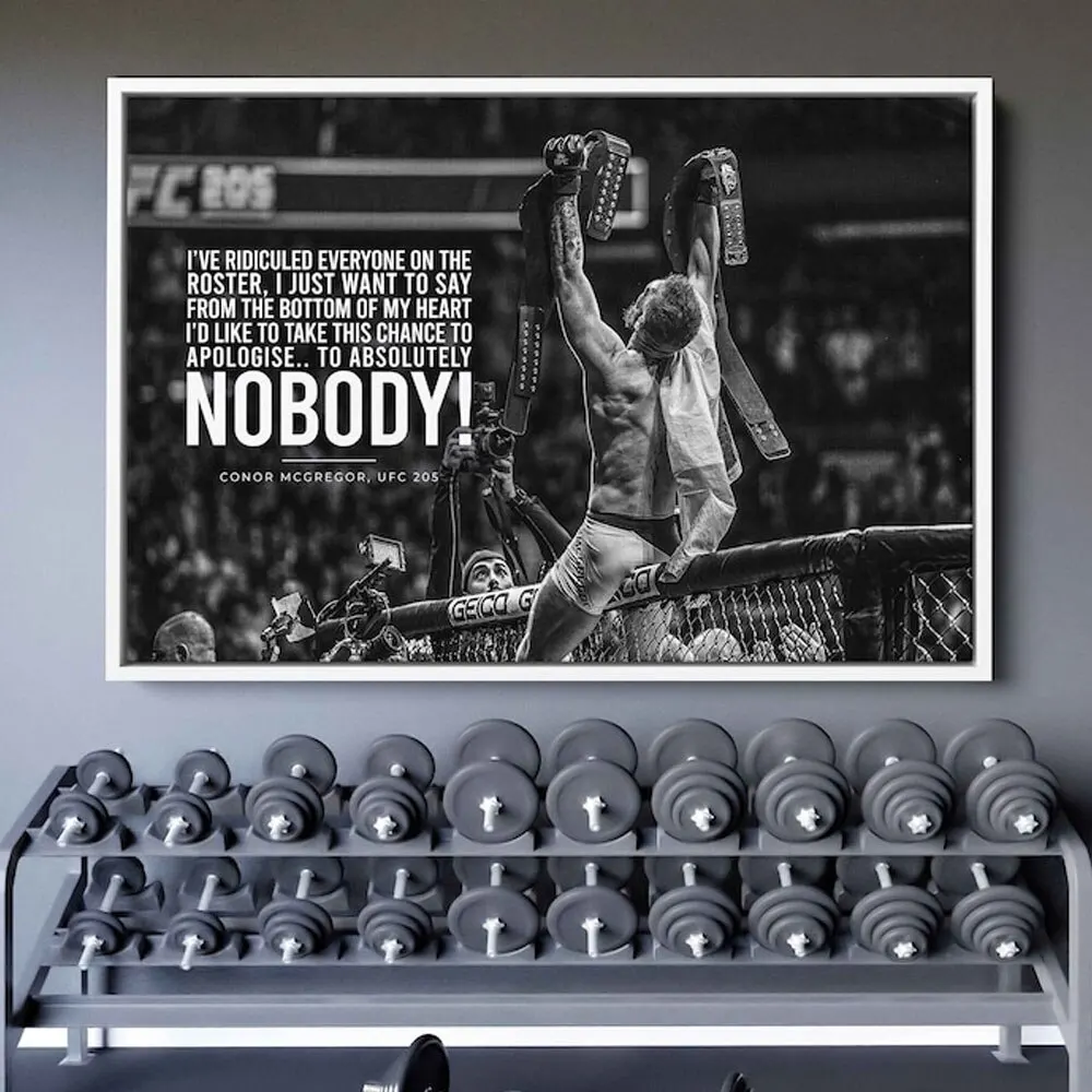 Plakat motywacyjny Conor McGregor Wzór 1