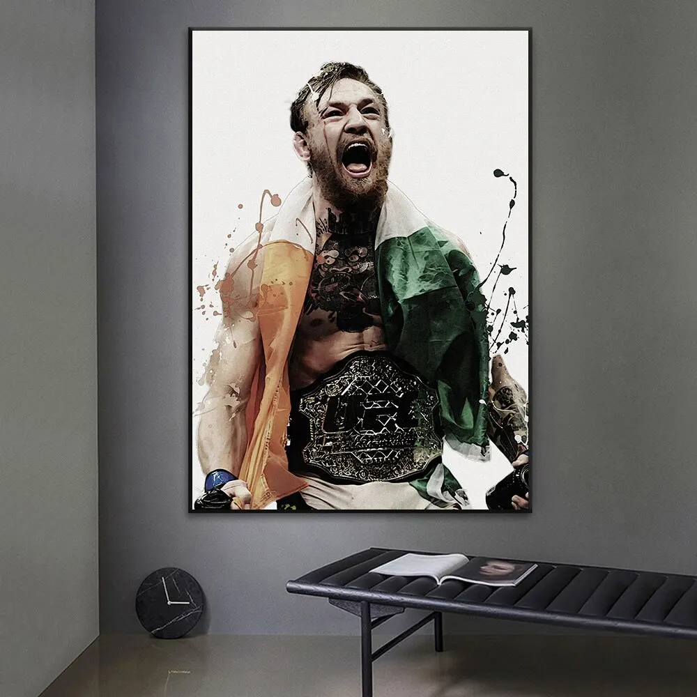 Plakat motywacyjny Conor McGregor Wzór 2