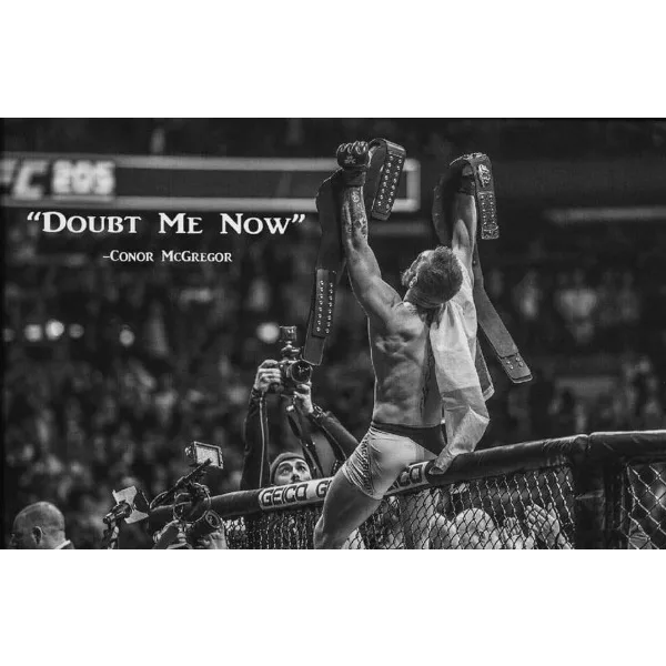 Conor McGregor – plakat motywacyjny Wzór 11
