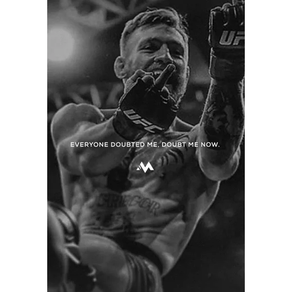 Conor McGregor – plakat motywacyjny Wzór 12
