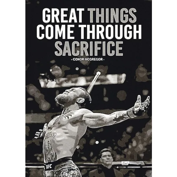 Conor McGregor - plakat motywacyjny Wzór 2