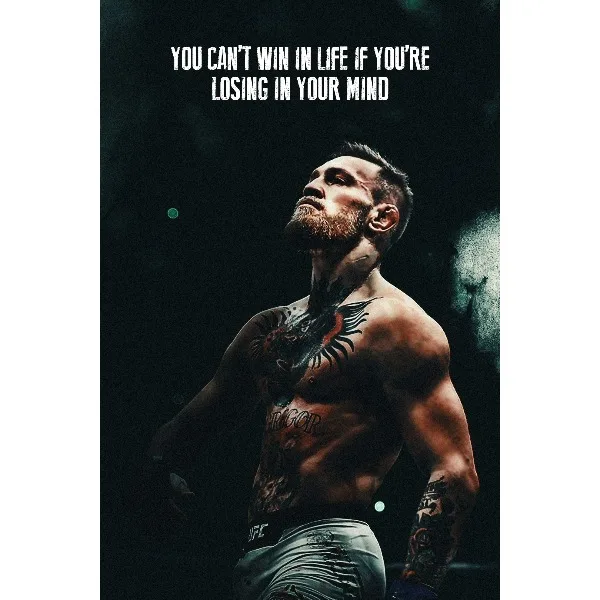 Conor McGregor - plakat motywacyjny Wzór 4