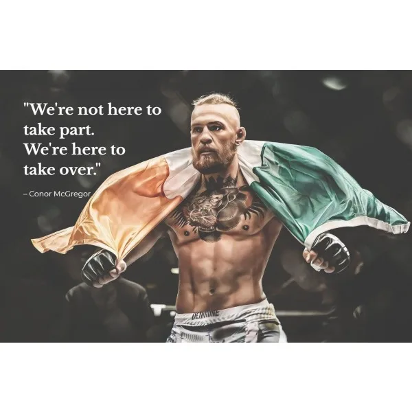 Conor McGregor - plakat motywacyjny Wzór 5