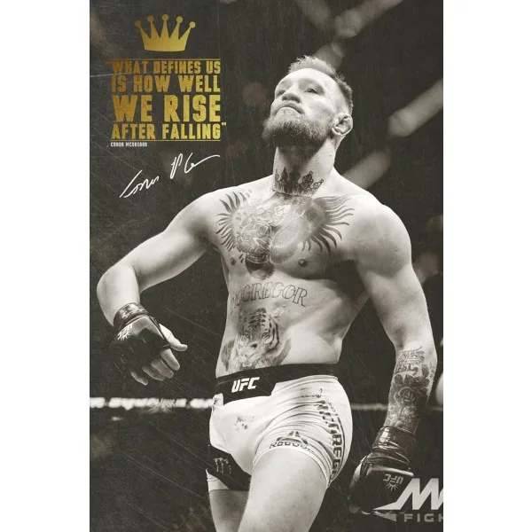 Conor McGregor - plakat motywacyjny Wzór 8