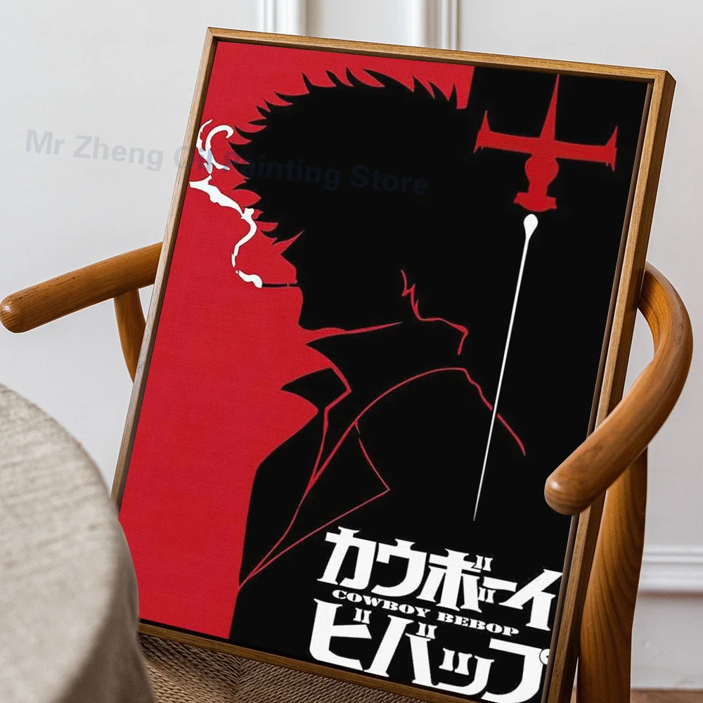 Plakat Cowboy Bebop - anime Przezroczysty