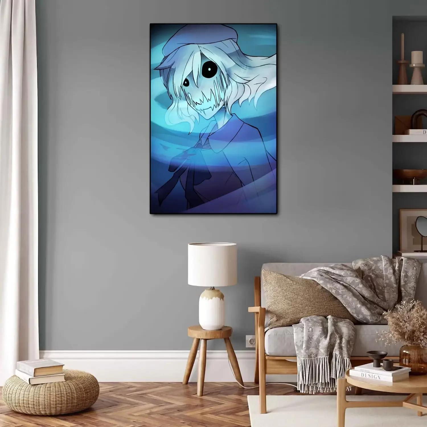 Plakat Creepypasta z postaciami z gier i anime Style 14