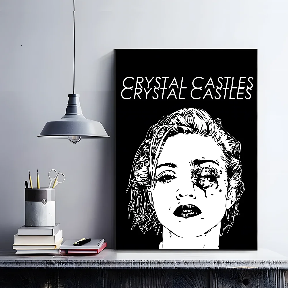 Plakat Crystal Castles - muzyczny Wzór 1
