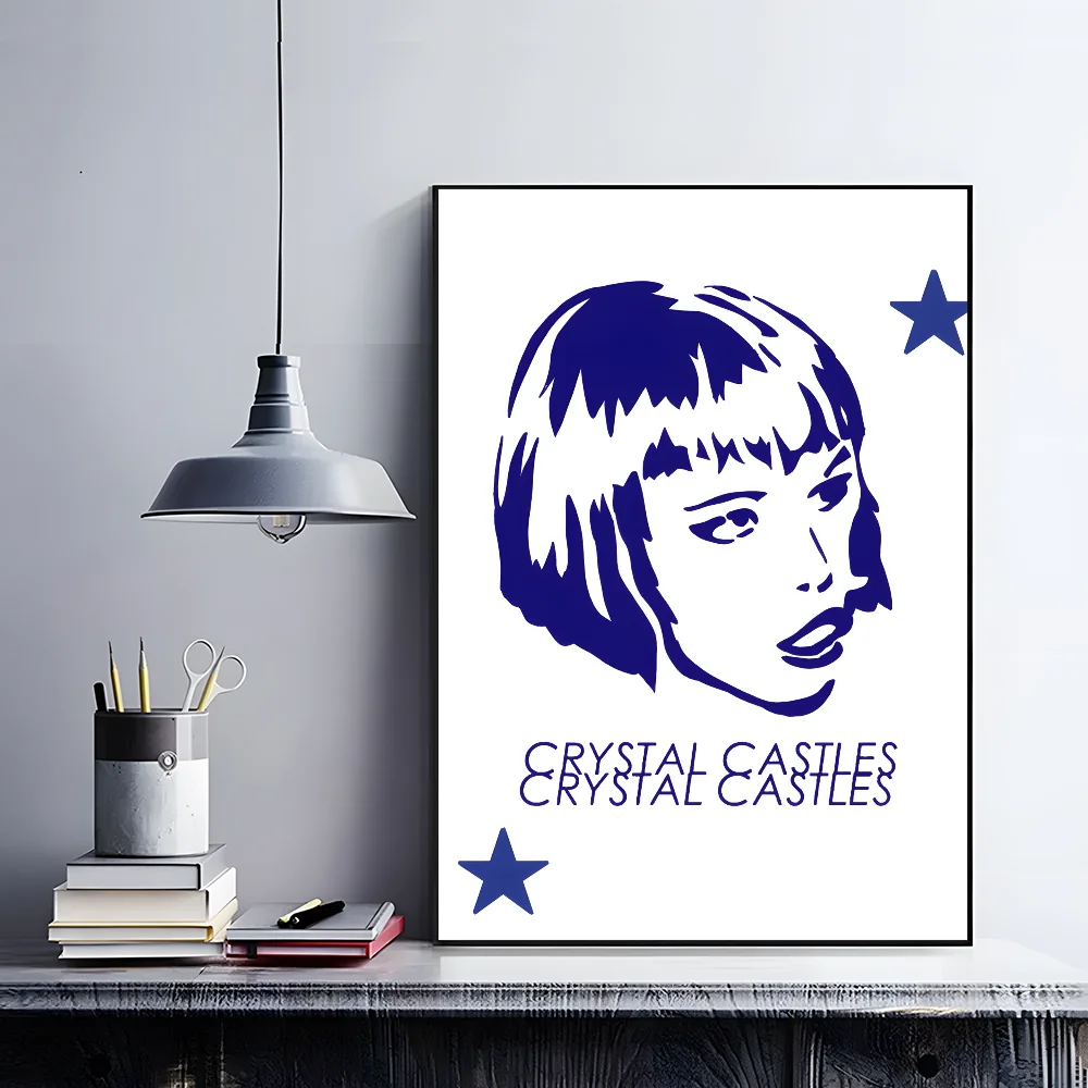 Plakat Crystal Castles - muzyczny Wzór 2
