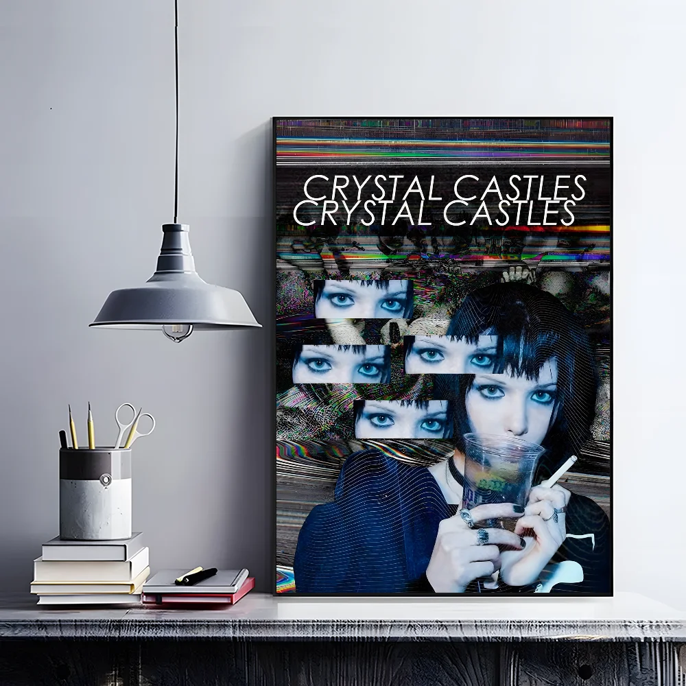 Plakat Crystal Castles - muzyczny Wzór 3