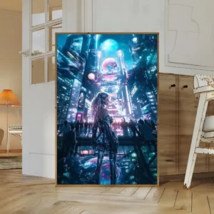 Plakat Cyberpunk Wzór 1