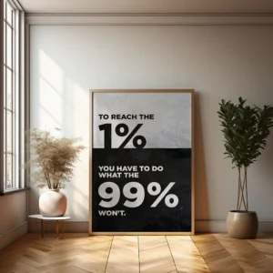 Cytaty motywacyjne - plakat o dyscyplinie Wzór 1