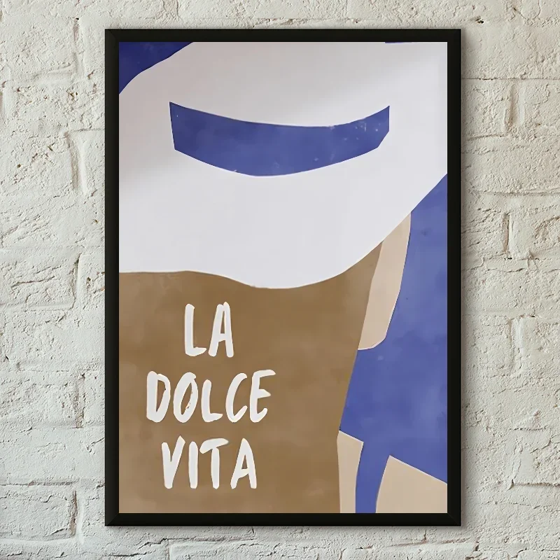 Plakat cytryny La Dolce Vita minimalizm Wzór 5