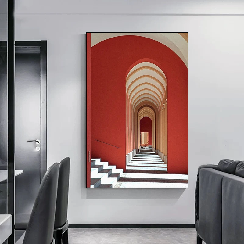 Plakat czarno-biała panorama miasta Wzór 5