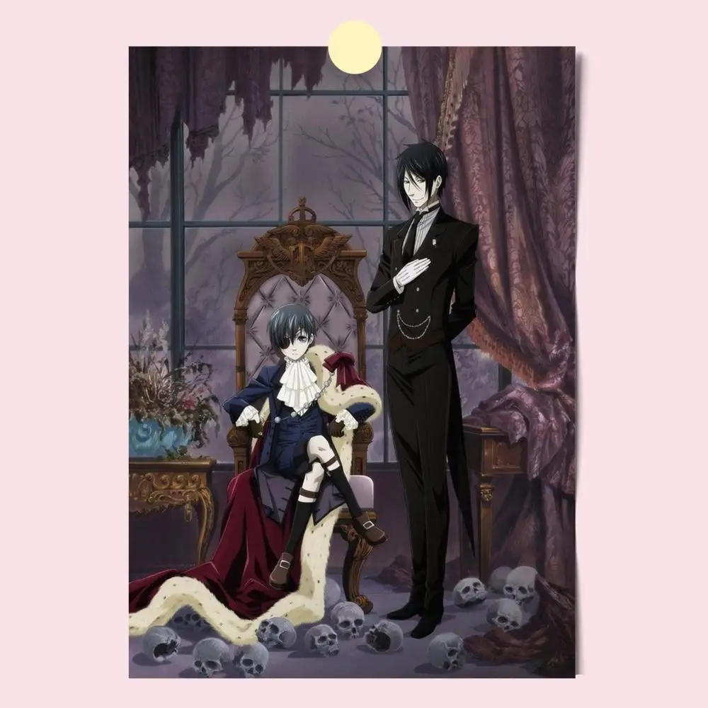 Czarny Kamerdyner – plakat anime HD Black10