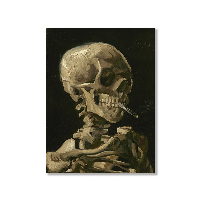 Plakat czarny kot - mroczny klimat dark academia Wzór 7