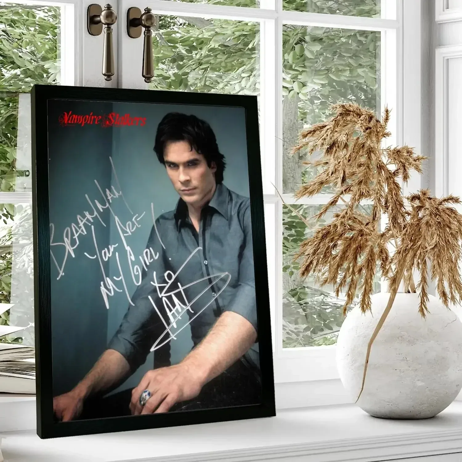 Plakat Damon Salvatore – grafika dla fanów serialu Wzór 11