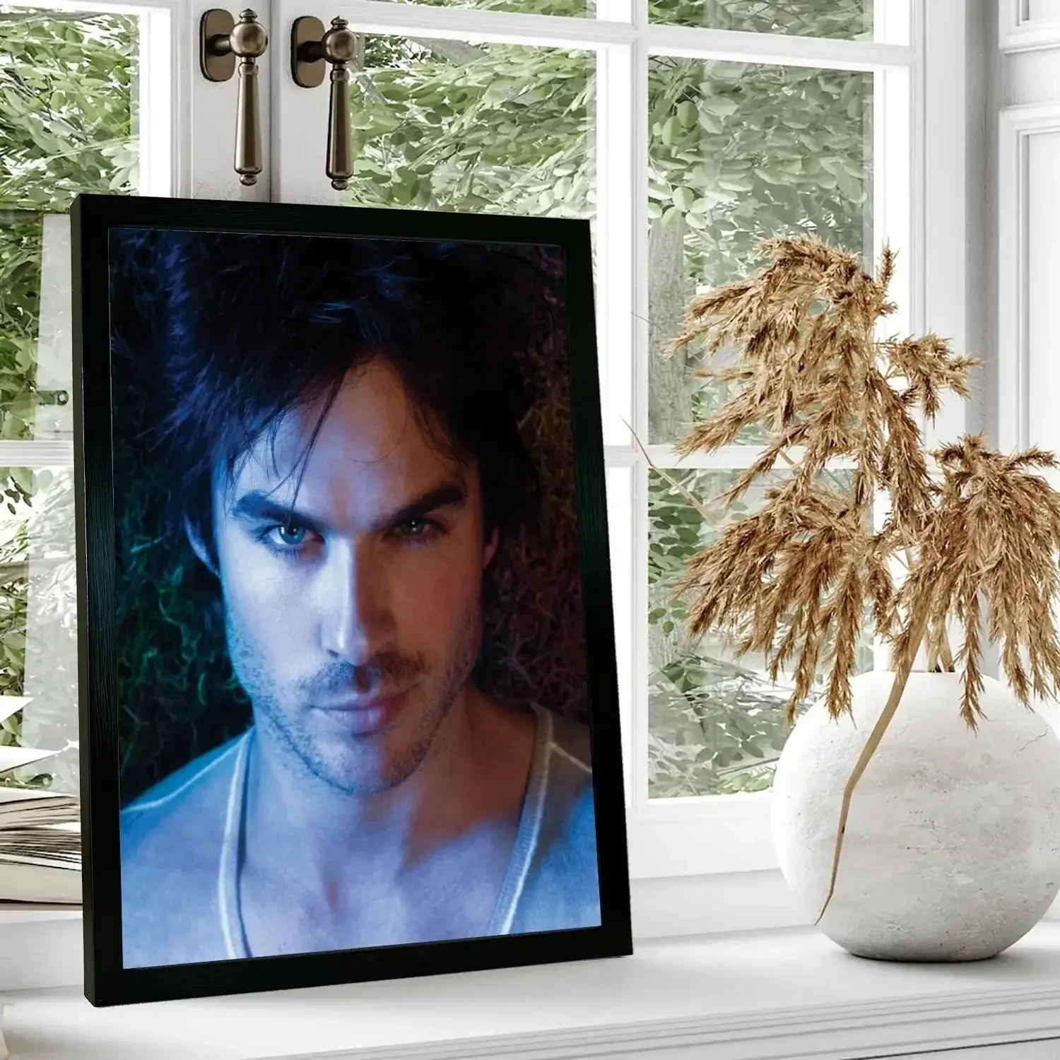 Plakat Damon Salvatore – grafika dla fanów serialu Wzór 9