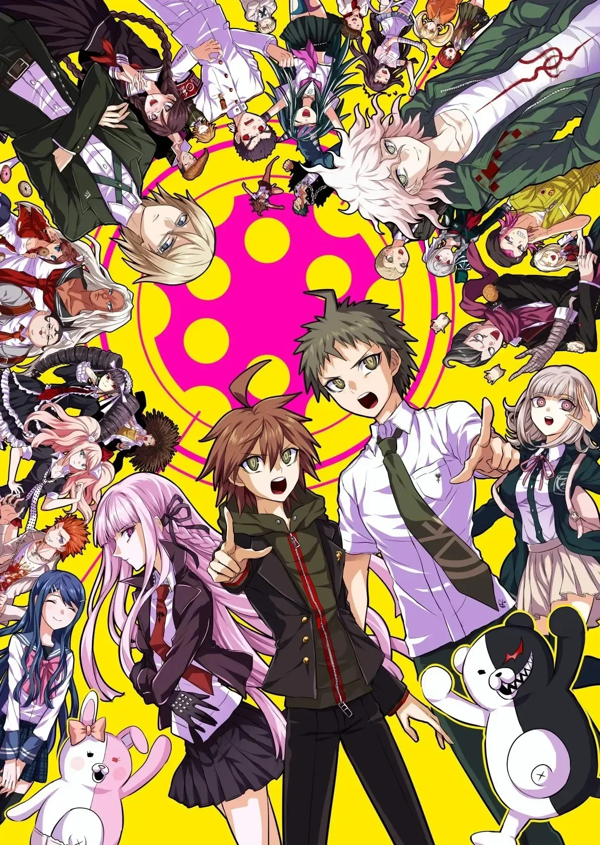 Plakat Danganronpa – anime Wzór 10