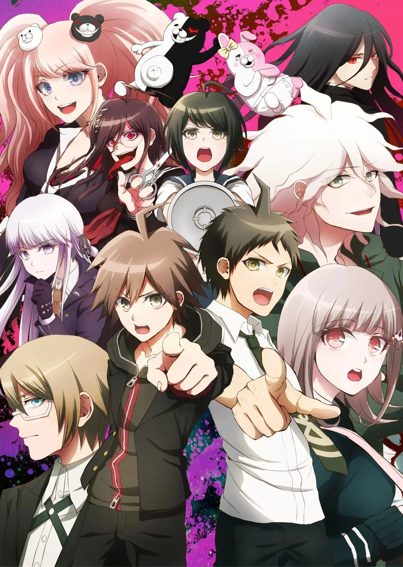 Plakat Danganronpa – anime Wzór 9