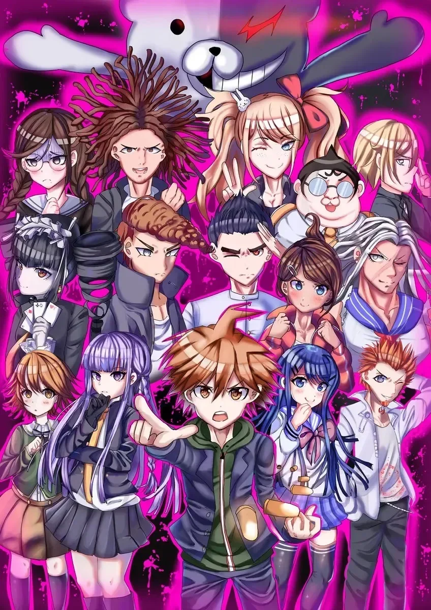Plakat Danganronpa – anime Wzór 1