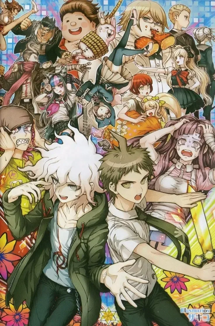 Plakat Danganronpa – anime Wzór 3