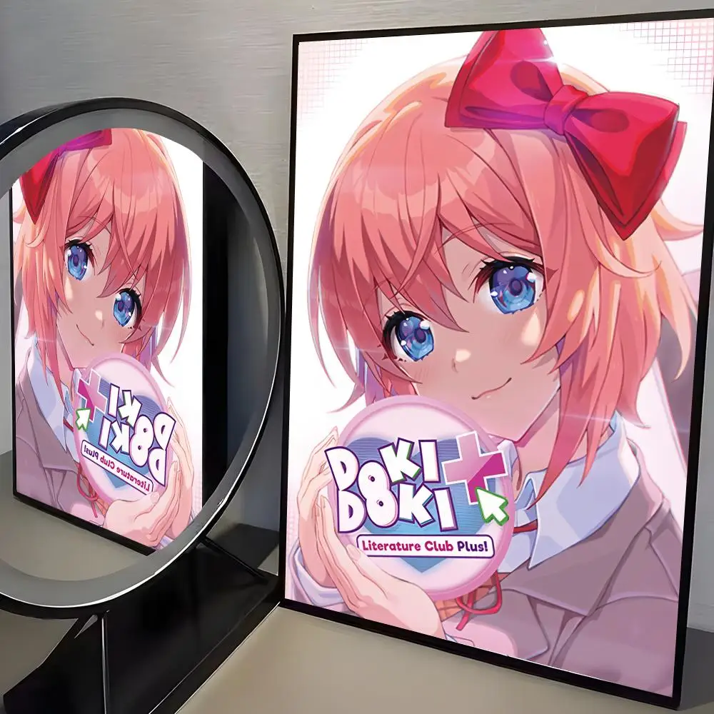 Plakat anime Doki Doki Literature Club Czarny2