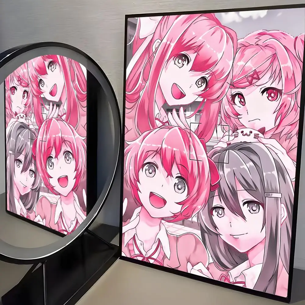Plakat anime Doki Doki Literature Club Czarny7