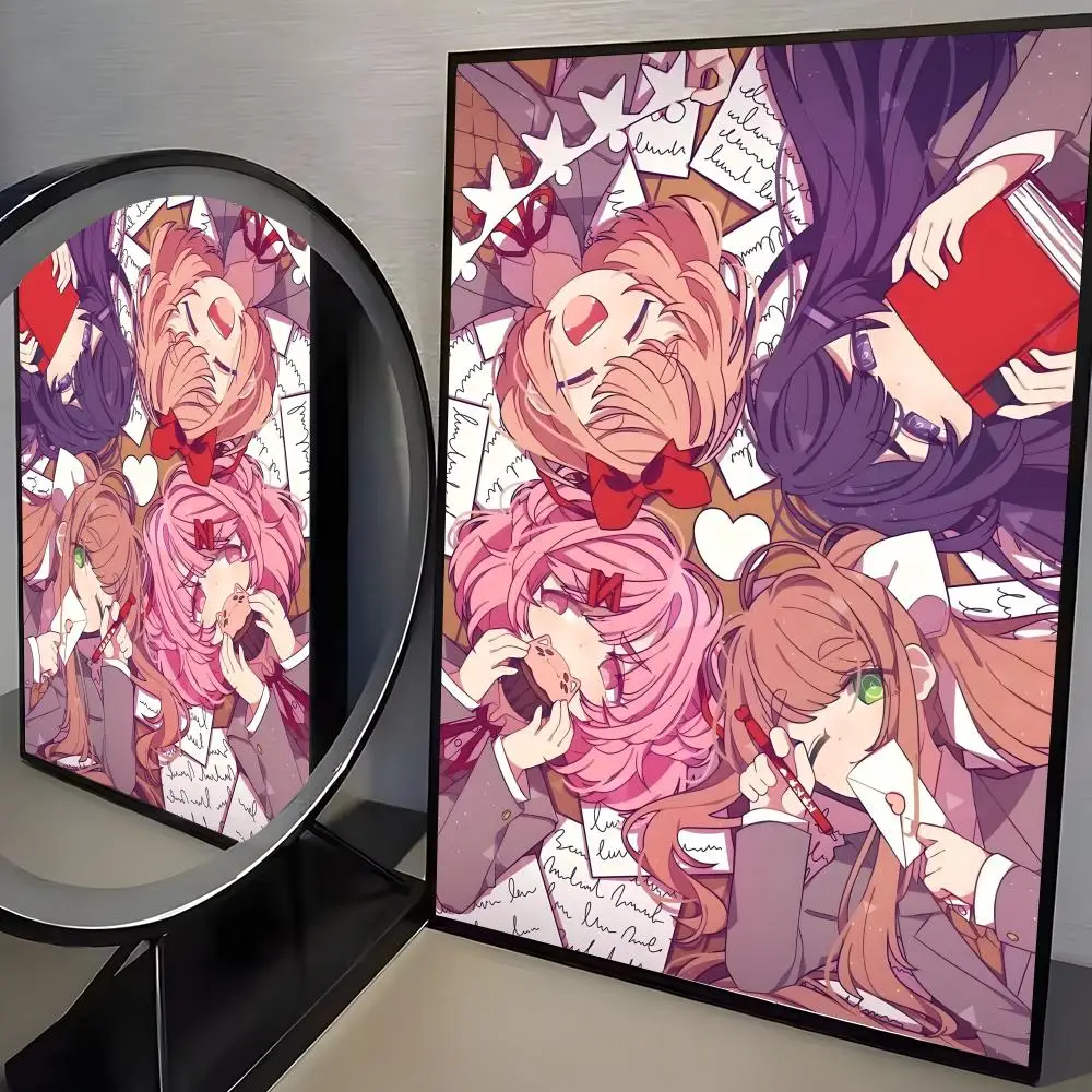 Plakat anime Doki Doki Literature Club Czarny9
