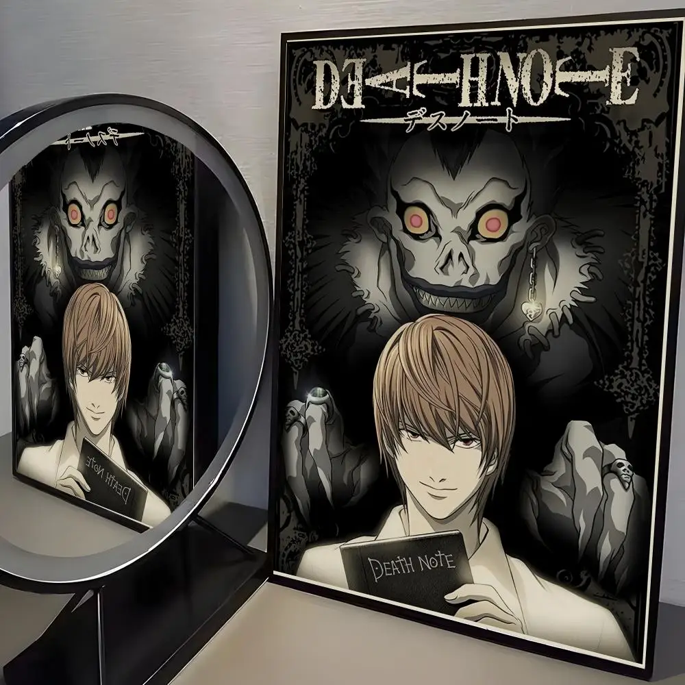 Plakat Death Note - anime minimalistyczny Black15