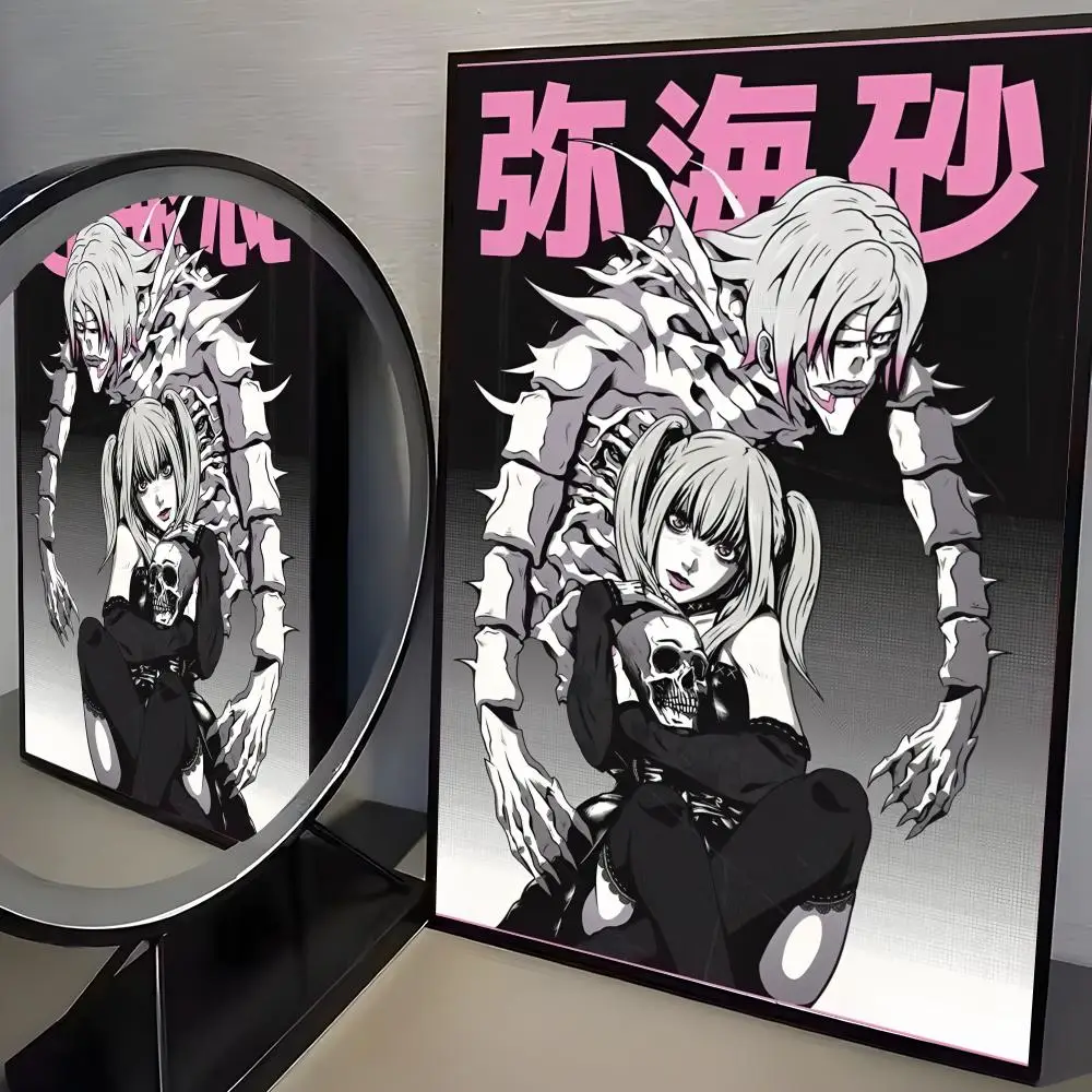 Plakat Death Note - anime minimalistyczny Black2