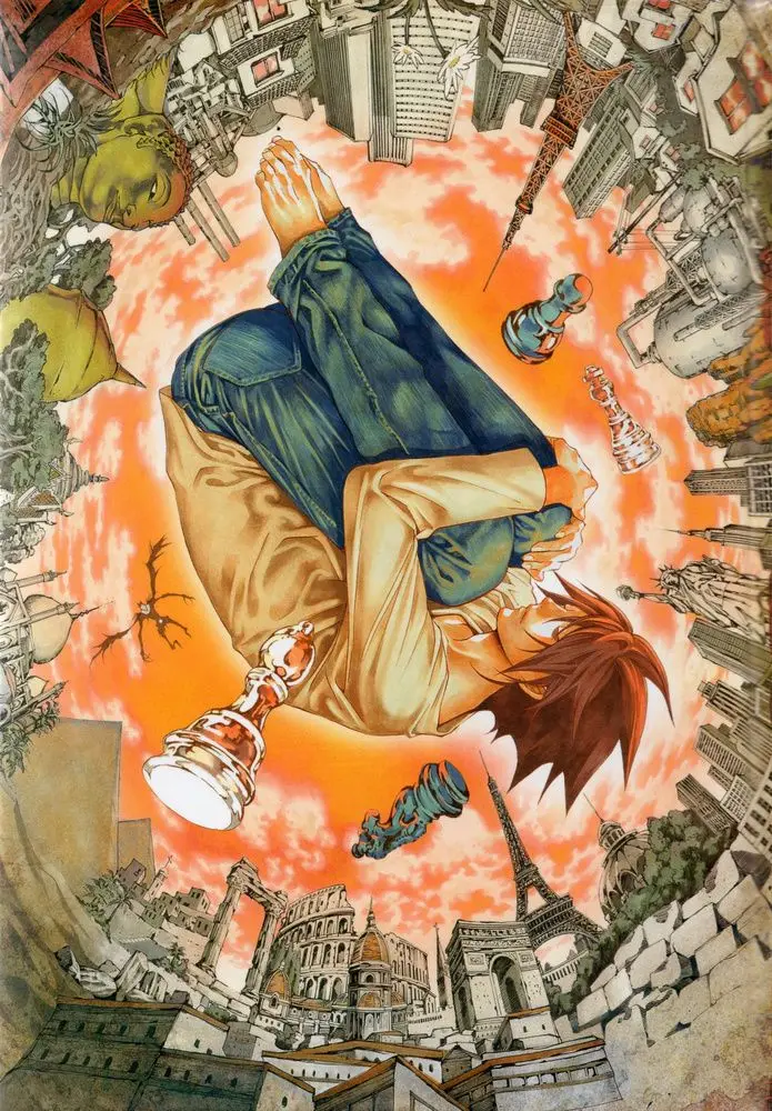 Plakat Death Note - anime na płótnie Wzór 6