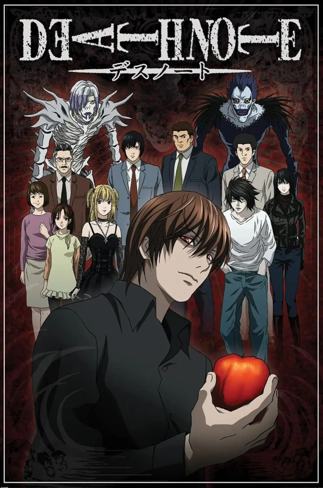 Plakat Death Note - anime na płótnie Wzór 8