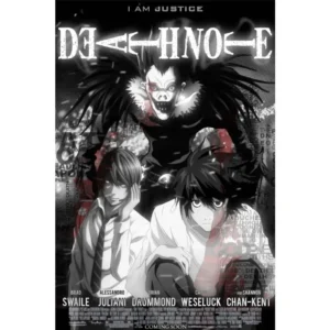 Plakat Death Note - anime na płótnie Wzór 1