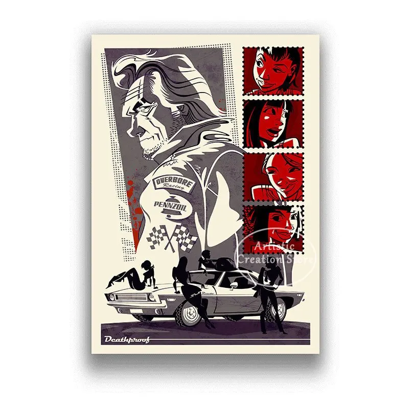 Plakat Death Proof Tarantino Wzór 8
