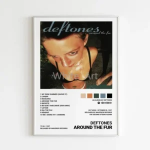 Deftones - plakat z okladka albumu Wzór 1