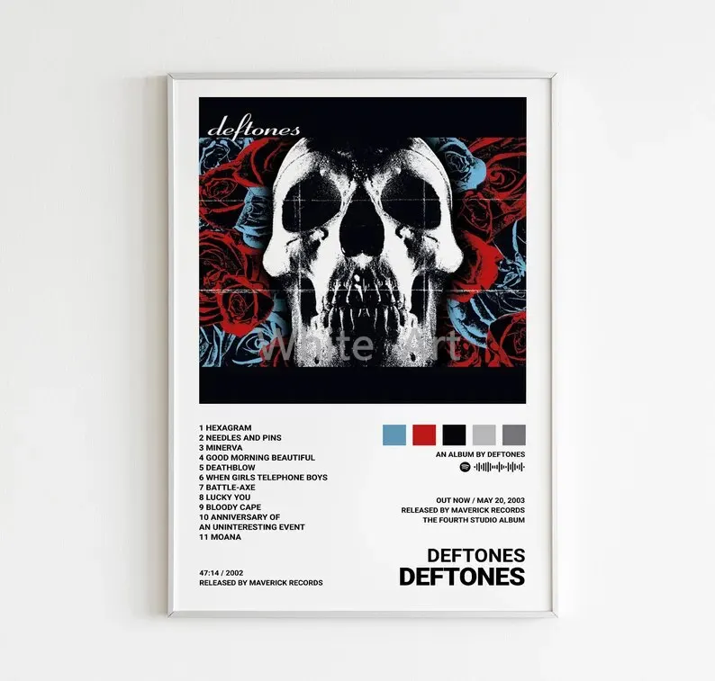Deftones - plakat z okladka albumu Wzór 2