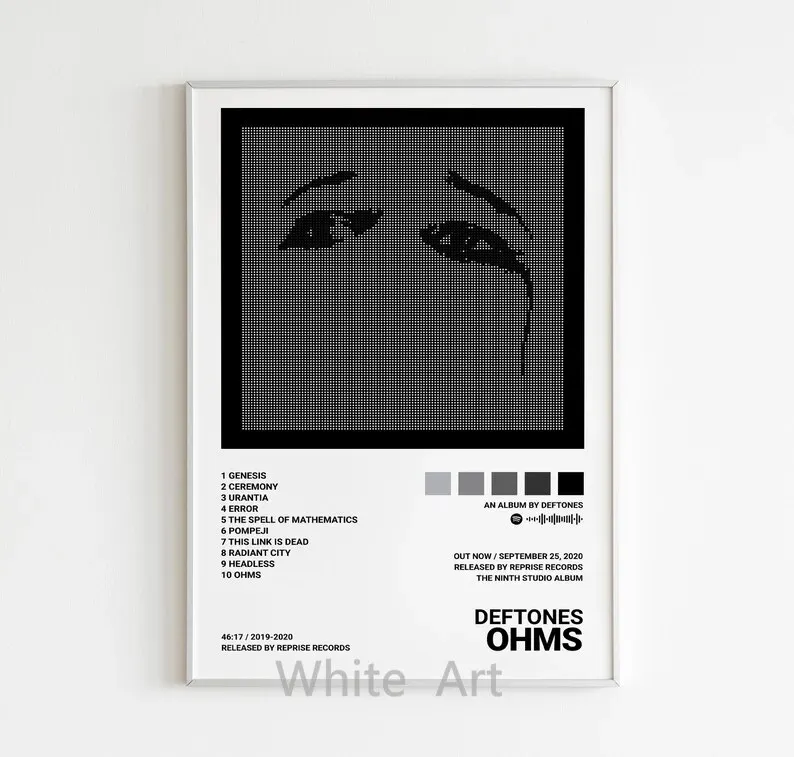 Deftones - plakat z okladka albumu Wzór 5