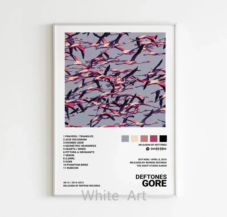 Deftones - plakat z okladka albumu Wzór 6