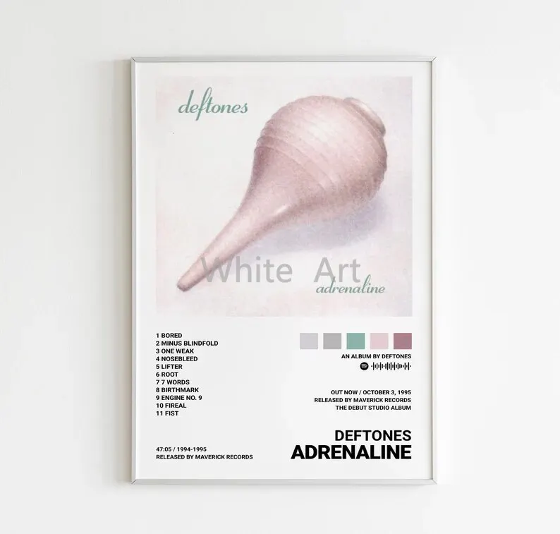 Deftones - plakat z okladka albumu Wzór 7