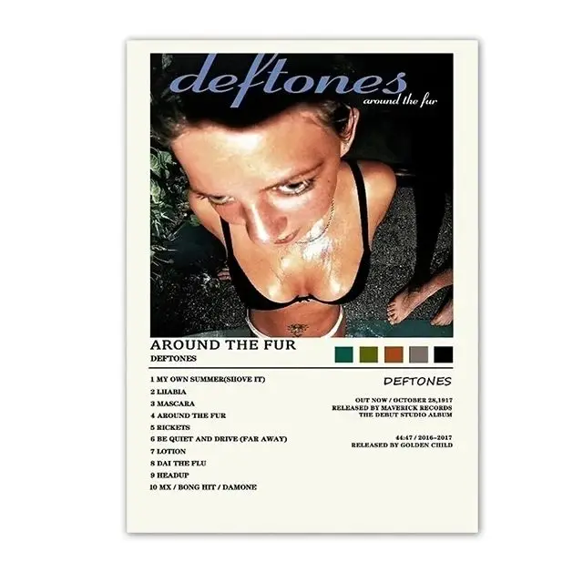 Deftones - plakat muzyczny Wzór 6