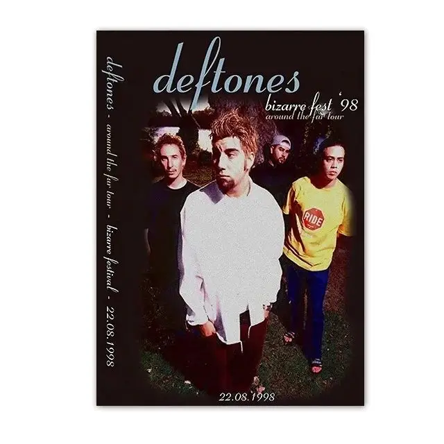 Deftones – plakat muzyczny Wzór 9