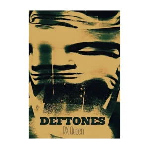 Plakat zespołu Deftones vintage Wzór 1