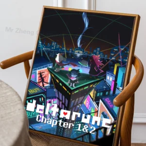 Plakat Deltarune - samoprzylepna grafika z gry Wzór 1