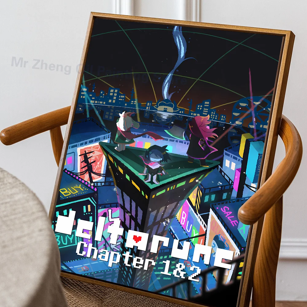 Plakat Deltarune - samoprzylepna grafika z gry Wzór 1