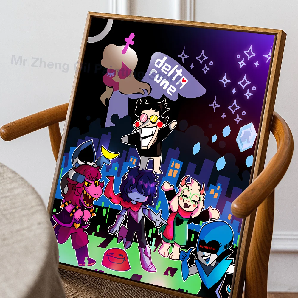 Plakat Deltarune - samoprzylepna grafika z gry Wzór 2