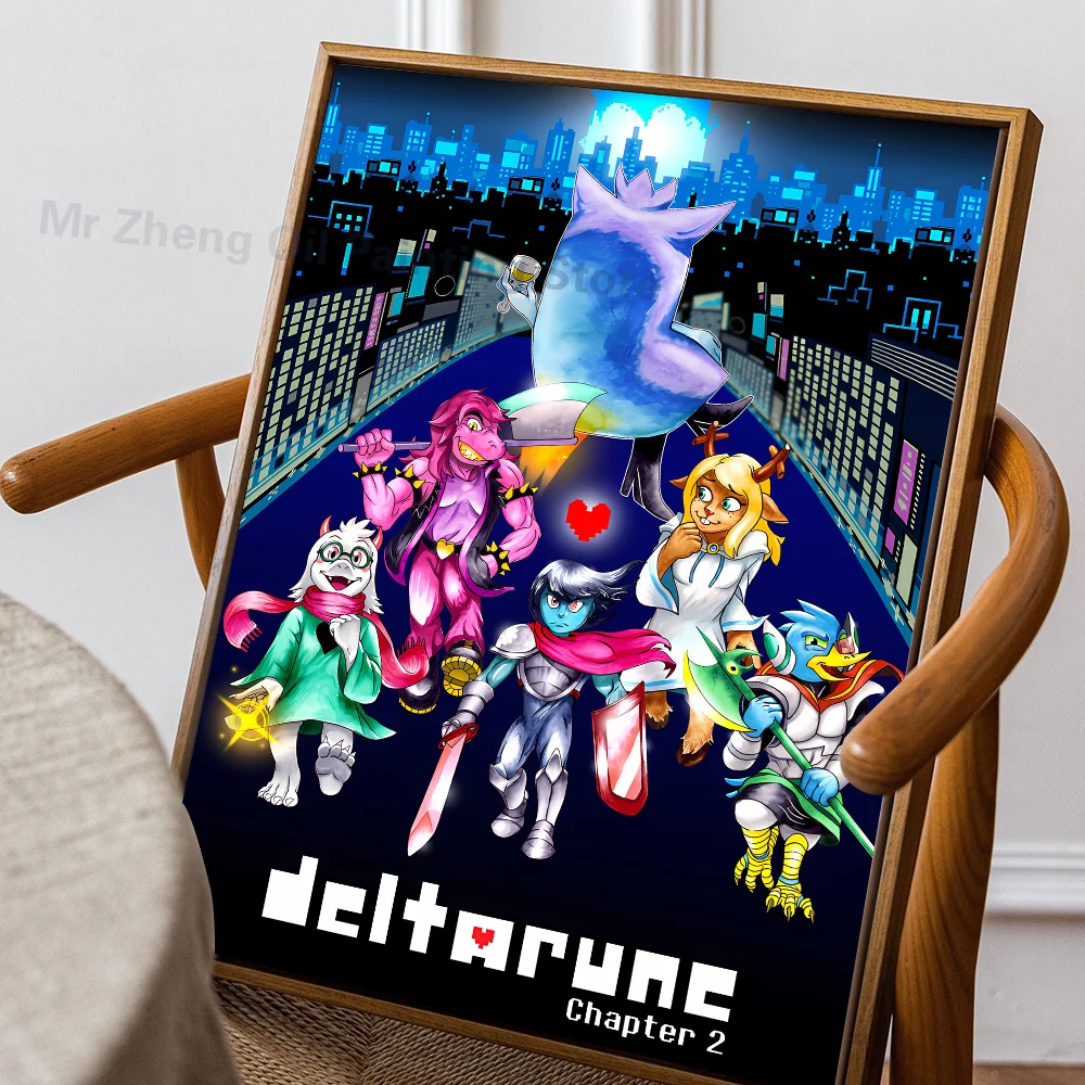 Plakat Deltarune - samoprzylepna grafika z gry Wzór 7