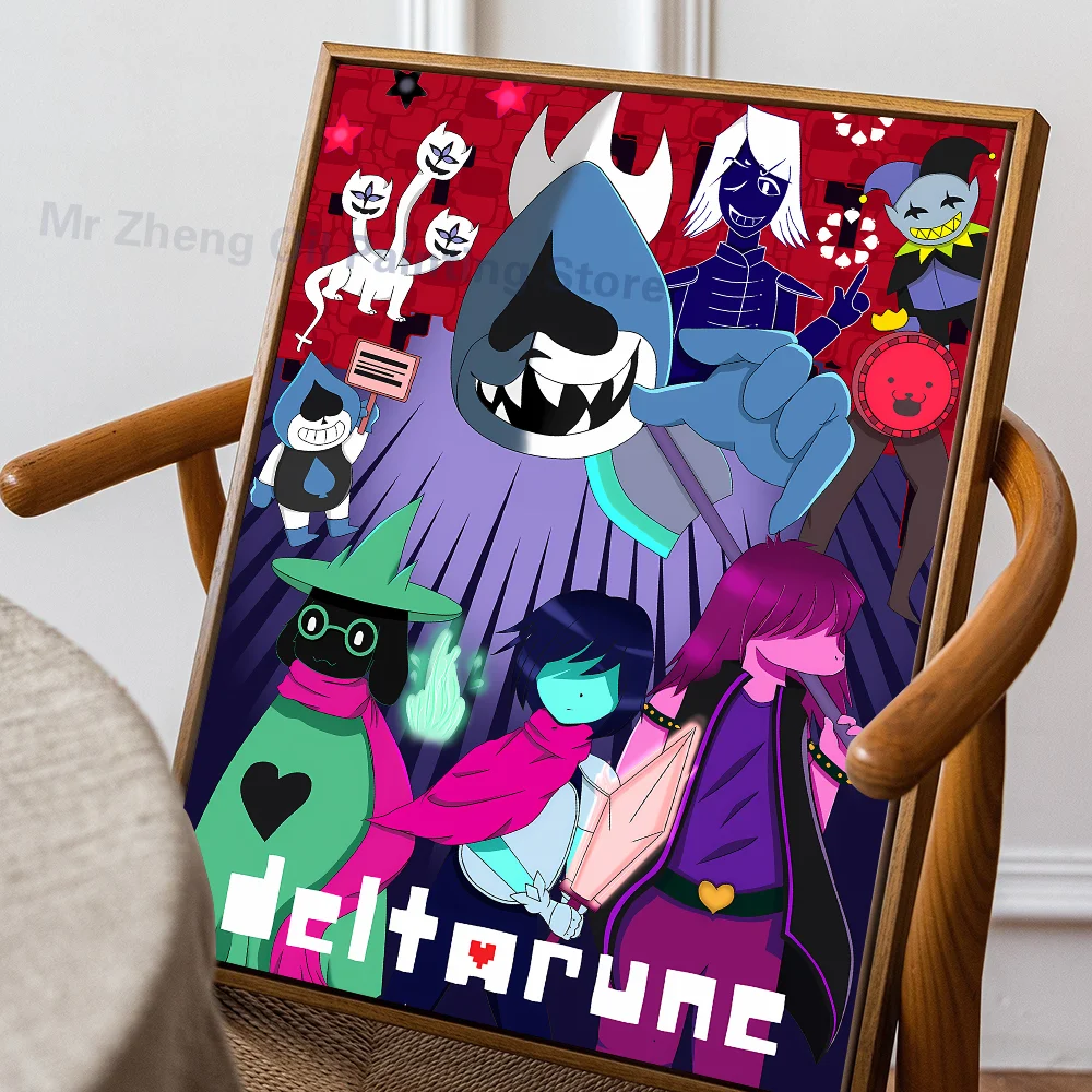 Plakat Deltarune - samoprzylepna grafika z gry Wzór 8